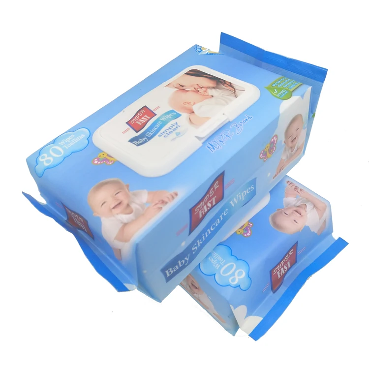Biodegradable Disposable wipes Flushable Bamboo Baby Wipes
