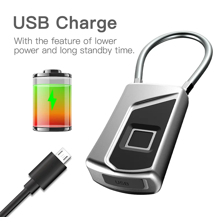  Global Hot-selling New Style Security Luggage Lock Smart Fingerprint