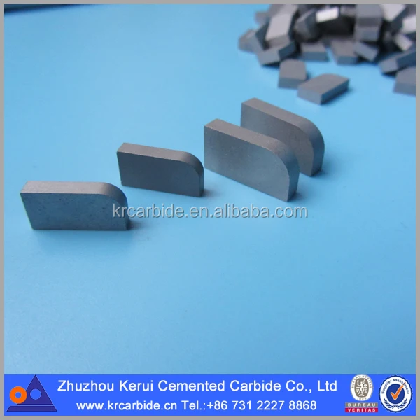 ANSI P20/P30/P40 welding tips tungsten carbide tips for brazed tool bits