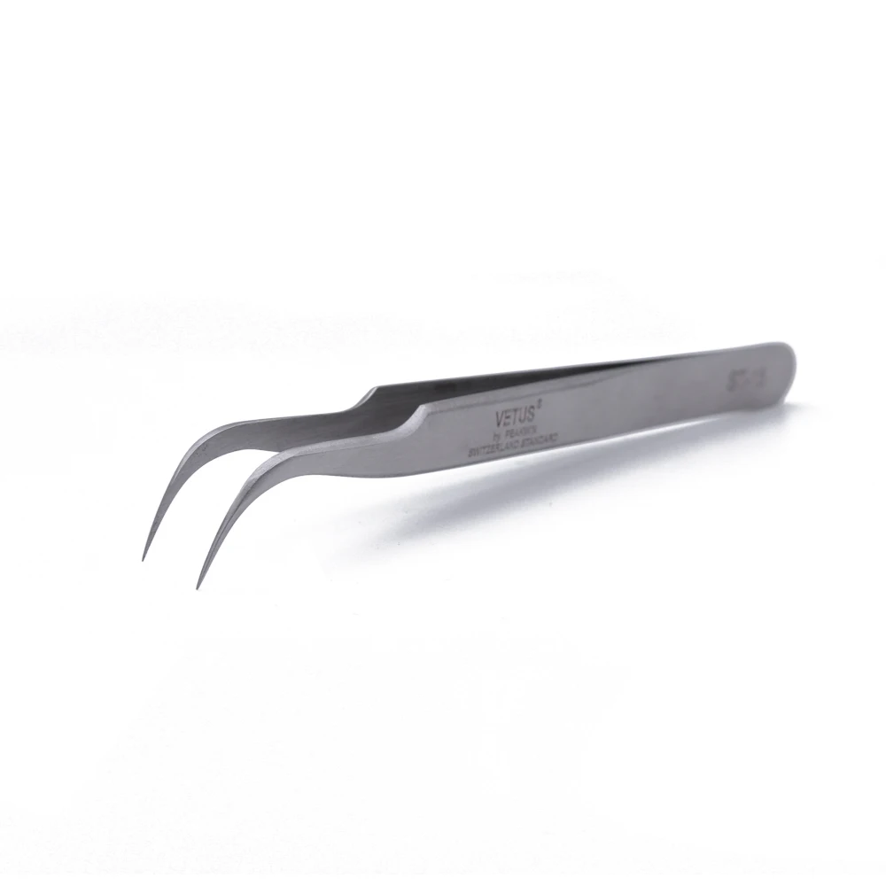 Curved Point Tip Vetus Tweezers ST ESD Tweezer