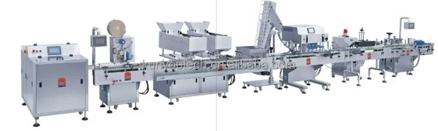 
Tablet and Softgel capsule Counting and packing Production Line For Pharmaceutical Industry 
