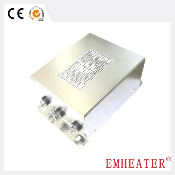 High Quality emi emc filter Manufacturer 380V 440V Three Phase Inverter EMC EMI Power Line Noise Filter
