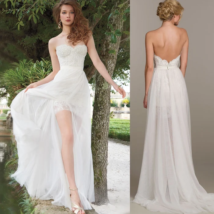 Wedding Dresses Short In Front Longer Back Online Wedding Dresses Short In Front Longer Back 12