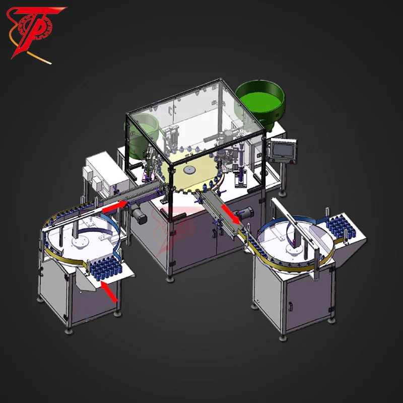 Электрическая сигарета в маленькой бутылке жидкость ротационная машина для наполнения и закупорки небольших