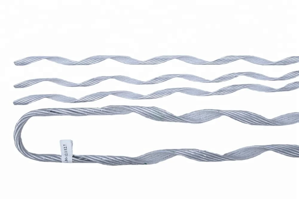 Overhead Pole Line Accessories Hardware for ADSS Preformed Dead End Guy Grip