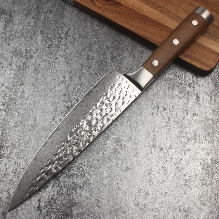 Hot Sell High Quality Kitchen 8 Inch Damascus high carbon stainless steel Chef Knife