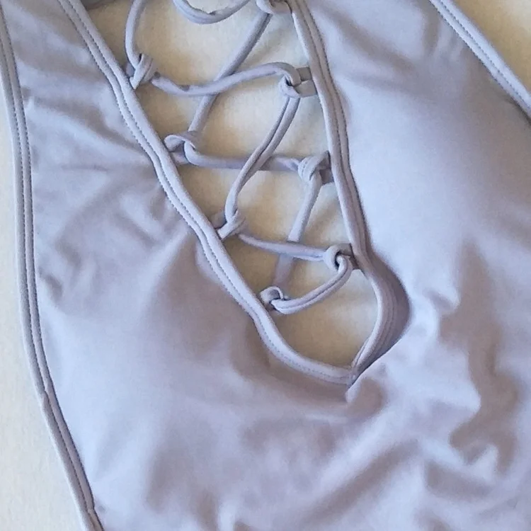 
2019 new bikini sexy one piece swimsuit women swimwear women sexy bikini sense conjoined Korean lace one piece swimwear 