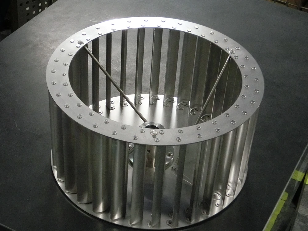 
Low Price Sturdy backward curved blades industrial axial fan impeller for sale 