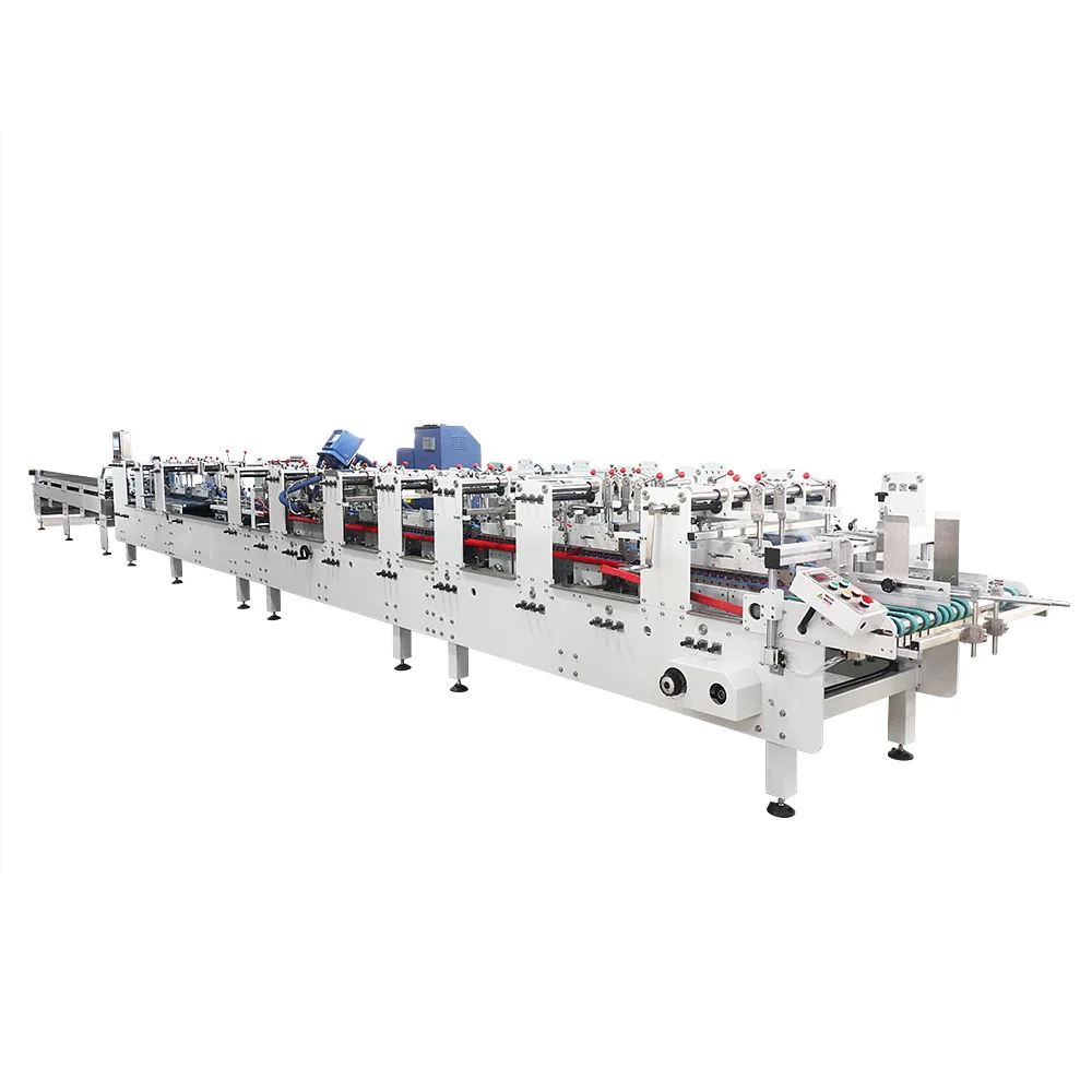PET PVC PP plastic box folding gluing Bottom Sealing  Machine