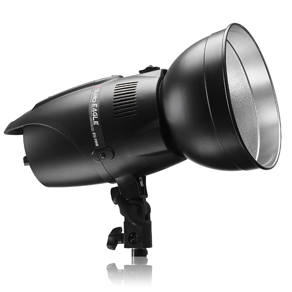 Tolifo 180W 5600K Bowens Mounting Studio Strobe Flash Light for Photography