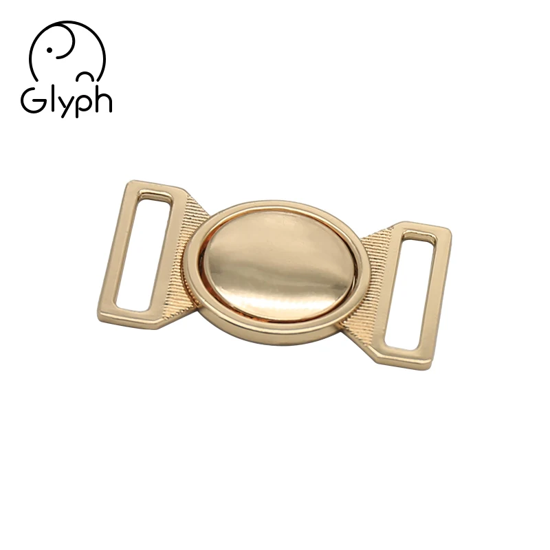 Wholesale metal interlocking buckle 30mm front Buckle Closure for belt