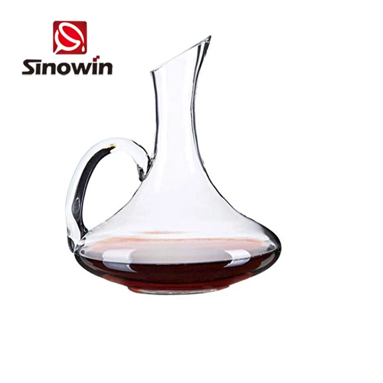 Hot Sell Wine Decanter Set Hand-Blown Sturdy 100% Lead Glass Aerator Decanter