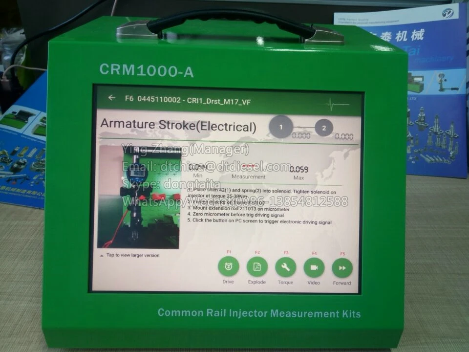 CRM1000A crdi injector tester common rail injector stroke tester- stage 3 tool