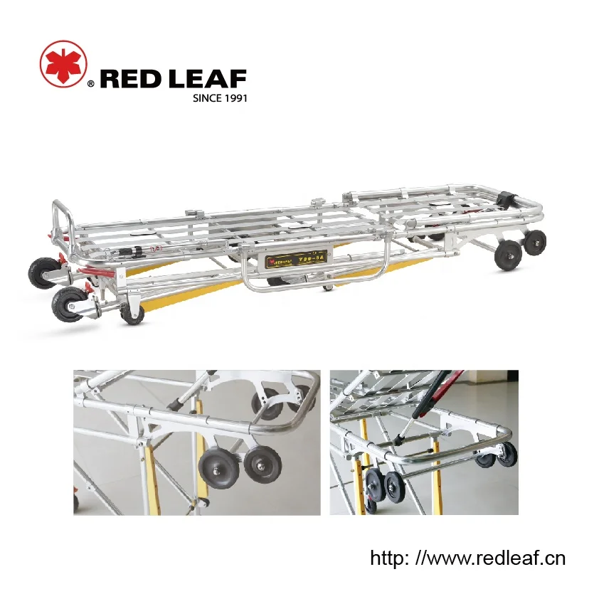 Height adjustable Aluminum alloy  ambulance stretcher car