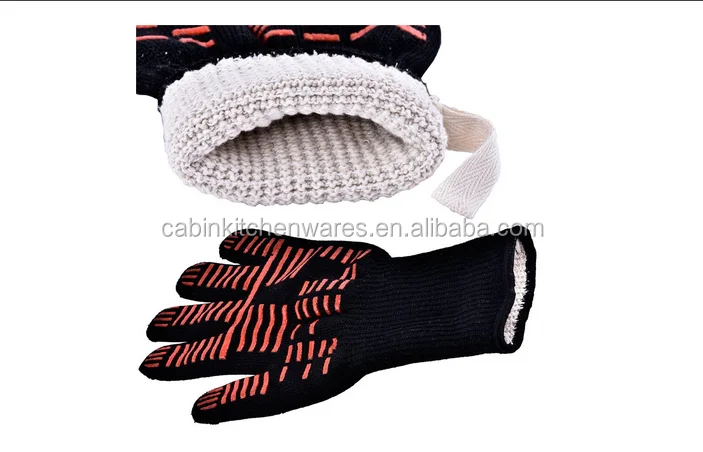 Чрезвычайно огнестойкие жаропрочные рукавицы для барбекю перчатки духовки