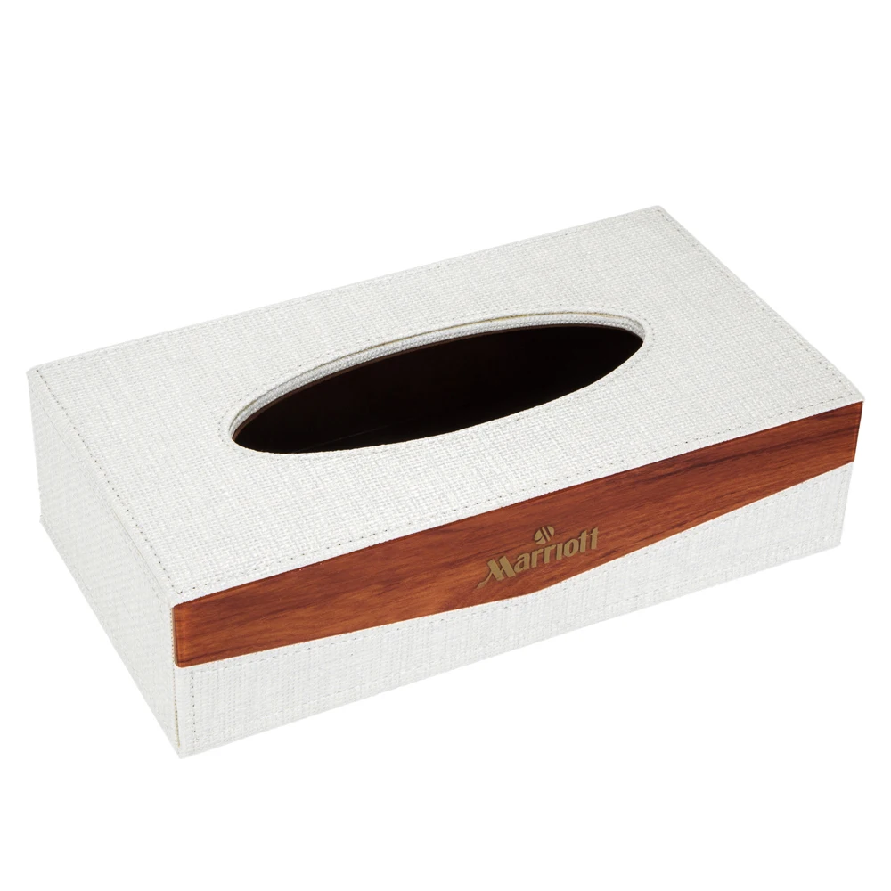 
china manufacturer 400*300*30mm rectangular beige faux pu serving tray 