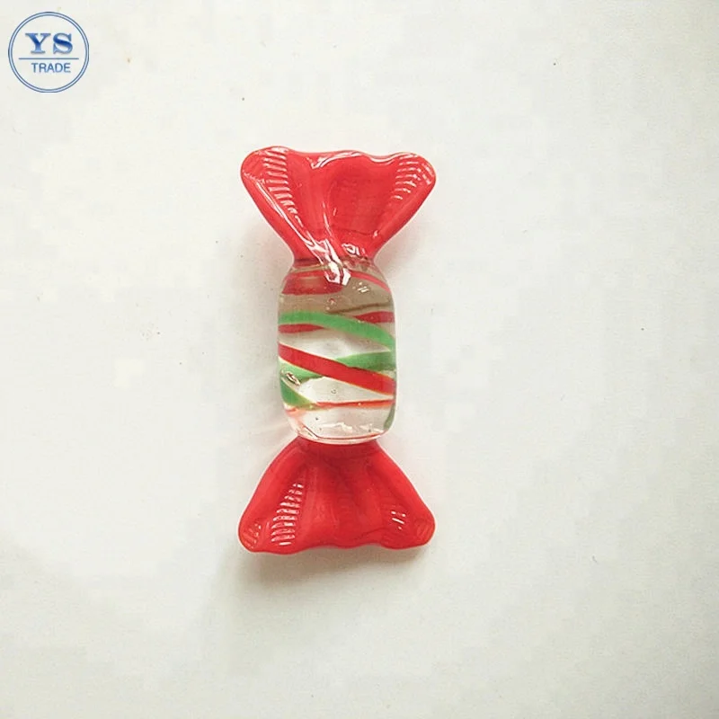 5cm Decorative colorful glass handmade candy