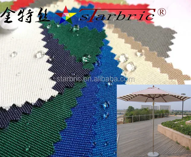 Woven polyester sunshade fabric for outdoor garden umbrellas, cushions, awnings