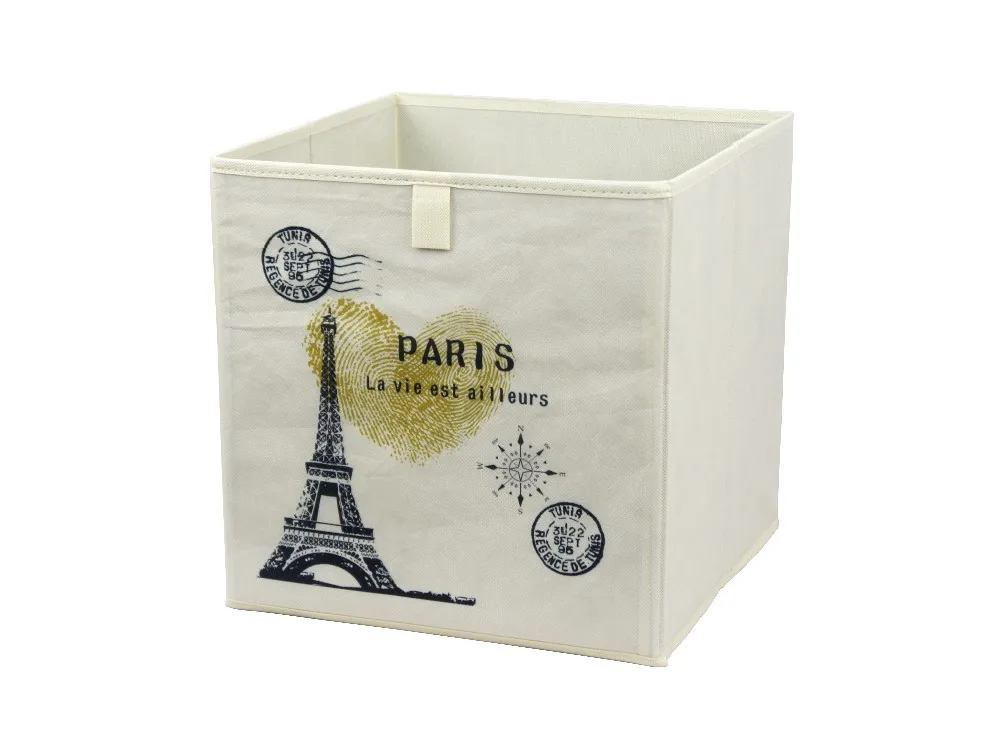 Париж нетканые ящик для хранения ткани