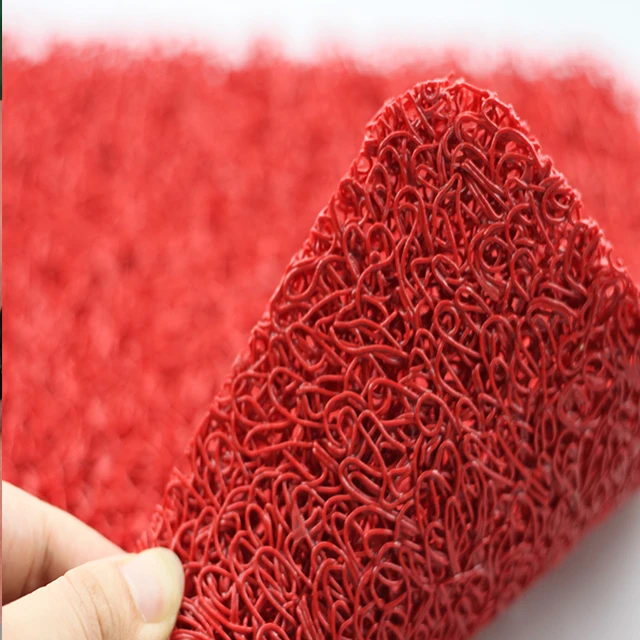 High quality PVC spaghetti mat unbacked