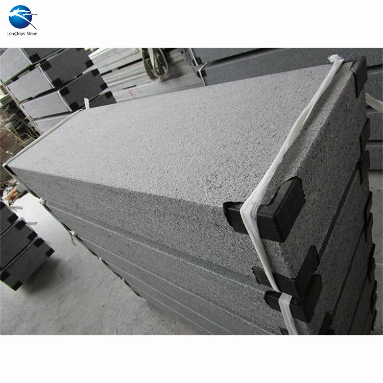 China Manufacturer Sale dark grey G654 kerbston granite palisade for landscaping