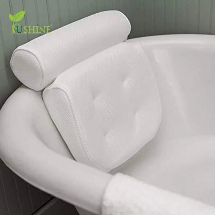  Роскошная Нескользящая очень толстая магнитная подушка для ванны Spa с поддержкой головы шеи плеч и