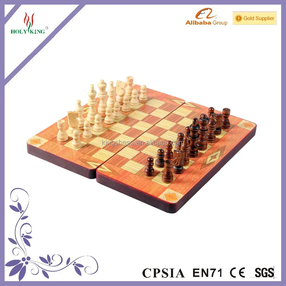 Wooden Backgammon Set and Chess Games for Indoor Sports