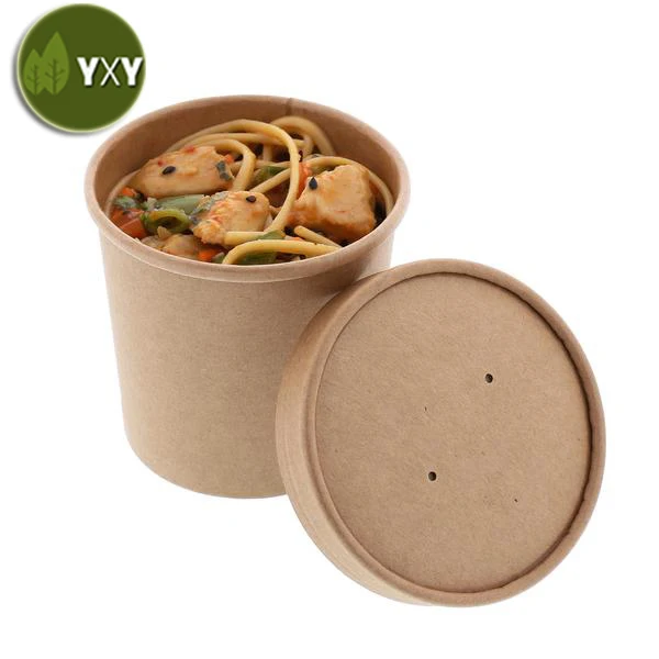 
Eco-friendly 100% Biodegradable Compostable Soup Container 