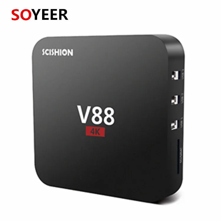 Ott tv box Новое поступление Soyeer V88tv box 1 + 8G для android RK3229 tv box
