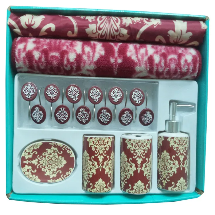 18 шт., набор аксессуаров для ванной, продажа очень популярных керамических костюмов в Европе и США