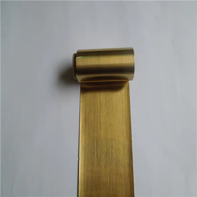 Heat Transfer Gold Silver Hot Stamping Printing Foil With Brush Effect