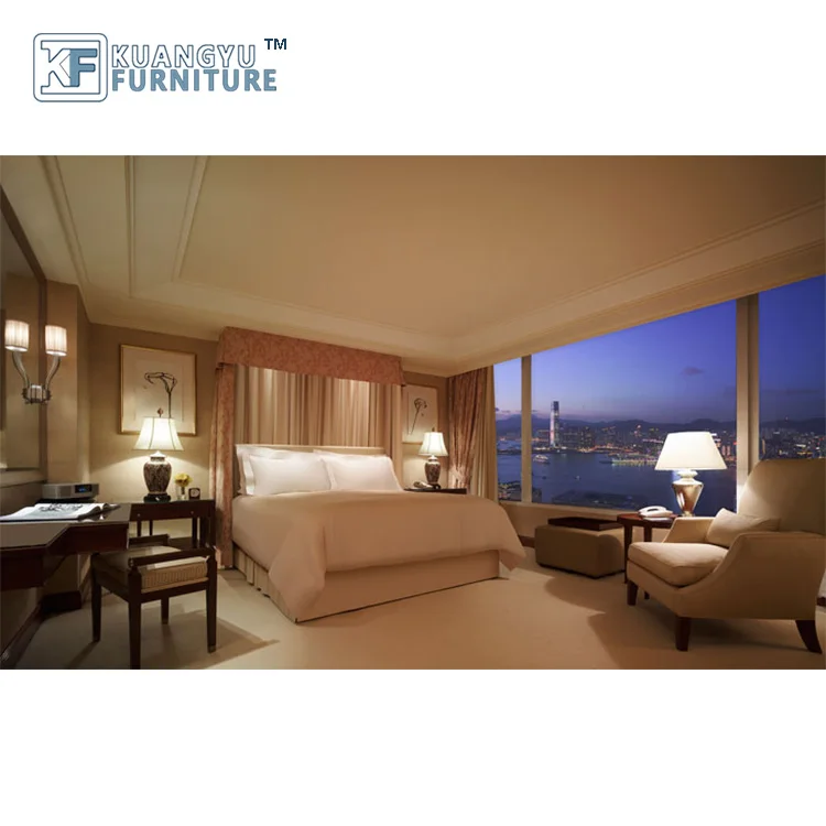 High-quality solid wood antique bedroom furniture sets hotel bathroom furniture