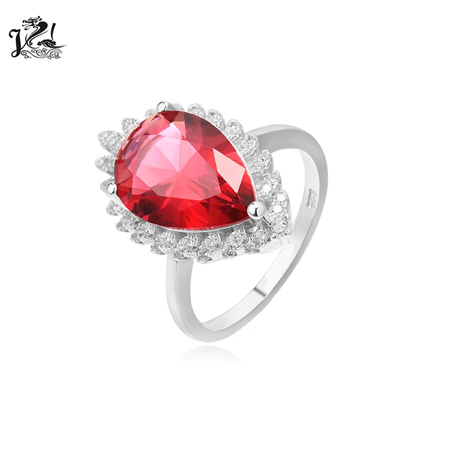 engagement 925 silver ring colorful stone ring jewelry