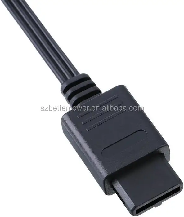 Mudder Composite AV Cable Replacement Wire Cords for Nintendo N64/ SNES/ Gamecube/ GC