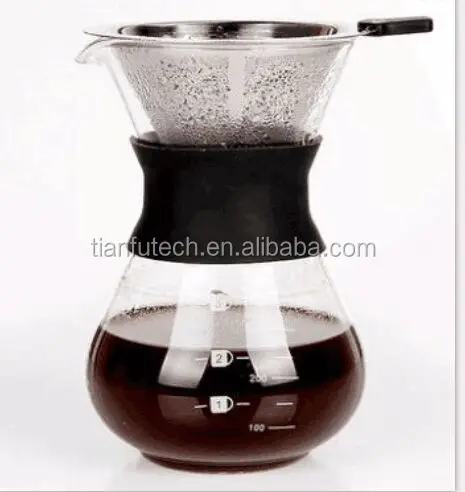 Hot Selling Exquisite Manual Drip Glass Coffee Maker