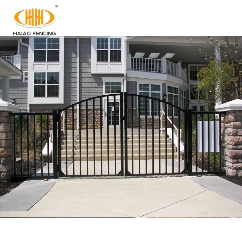 Competitive price home garden gates and fence cheap house cast iron gate design india