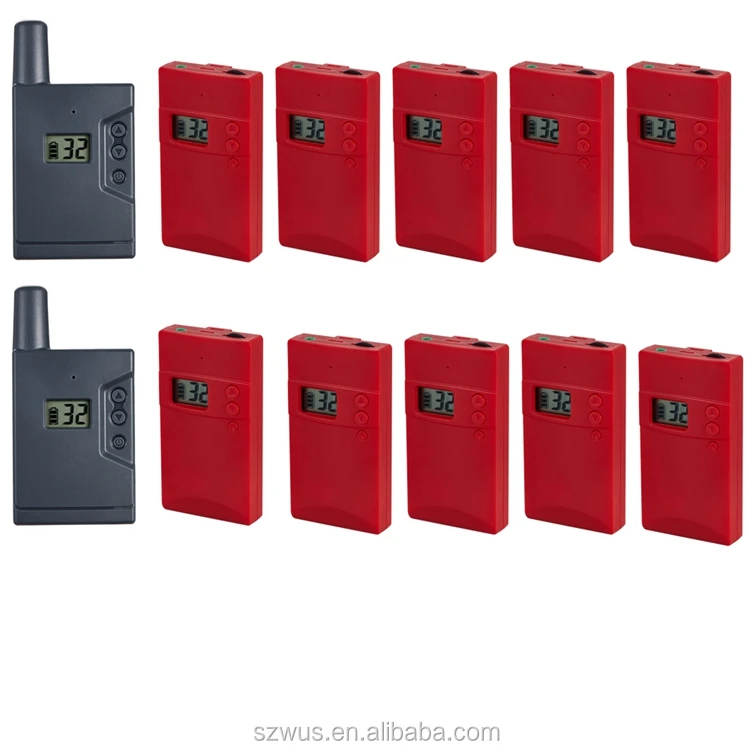 32-99 Channels portable mini rechargeable Tour Guide Equipment,Wireless Tour Guide Microphones And Headsets ZLWUS938U