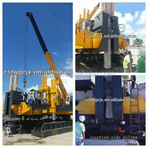 ZYC 600 hydraulic static pile driver /jacking pile machine