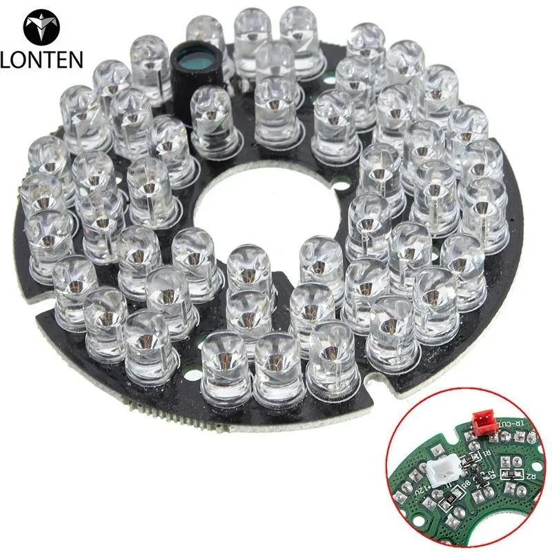 1 шт., инфракрасный модуль Lonten с 48 светодиодами для камеры видеонаблюдения