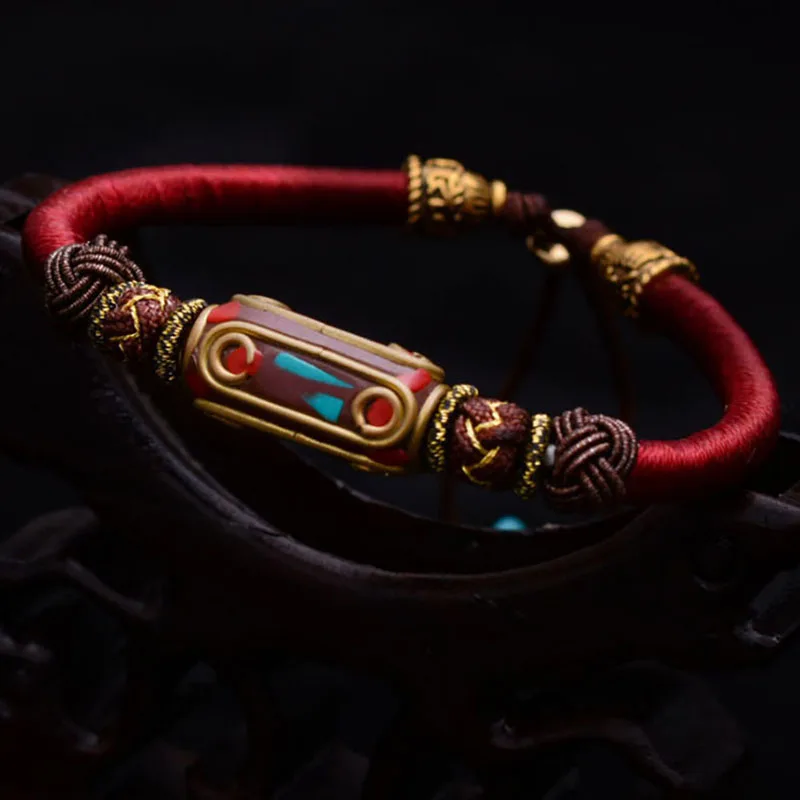 LONGJIE Factory Sales Fashion Design Bohemian Women Retro Bracelet Nepal Sandbeach TIbet Style  Cloisonne Souvenir Jewelry