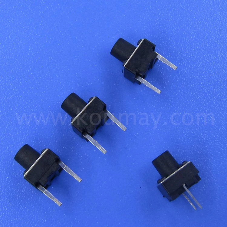 6x6x5/6/7/8/9/10/11/12/13mm (H) top quality pcb 4 pin smd tactile switch vertical mount, round knob 6*6 smd tact switch 4pin