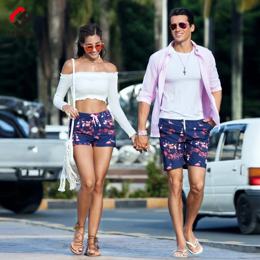 
Boardshort fabric swim short swimming trunk couple mens beach swimwear shorts 