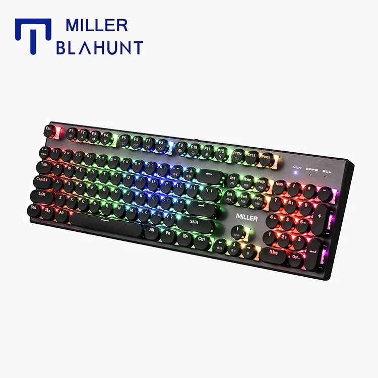 Metal gaming keyboard Flaretech/Cherry/Kailh/LK/Jixian/Gateron/Outemu switch available mechanical keyboard