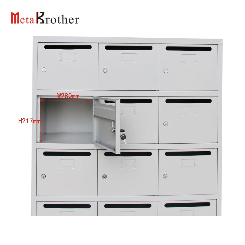Outdoor Steel American Letter Mail Box City Residential Apartment Locking Cluster Post Box Large Metal Cabinet Mailbox Wholesale