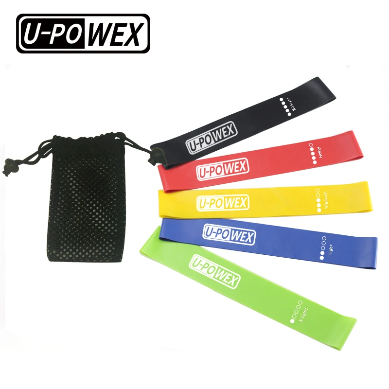 
Resistance Band Kit Resistance Band Set of 5 Loop Exercise Band Polybag Strength Training Natural Latex Indoor Fitness 500sets 