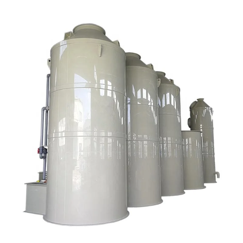 Exhaust Scrubber Flame Arrestors Horizontal Bale Breaker Packed Bed Scrubber