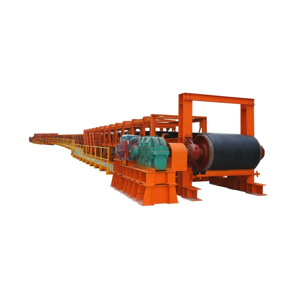 Experienced Manufacturer Inclined Rubber Belt Conveyor for Crusher, Stone Crusher Conveyor
