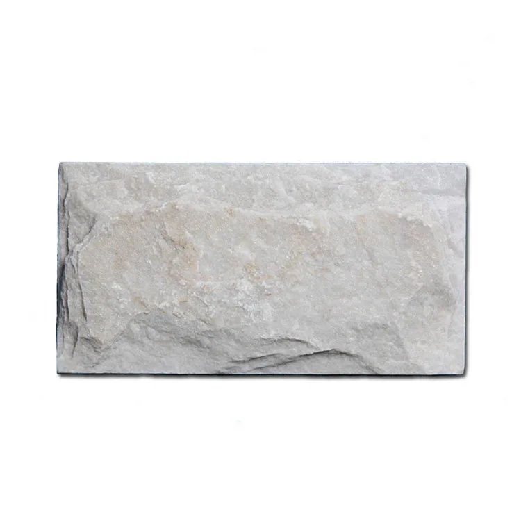 
 Белый кварцит камень с грибами для плитка для отделки стен  