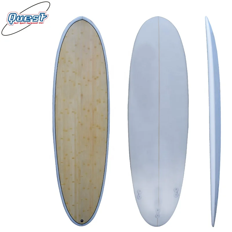 Bamboo Minimal Board EPS Surfboard Epoxy Funboard For Surfing