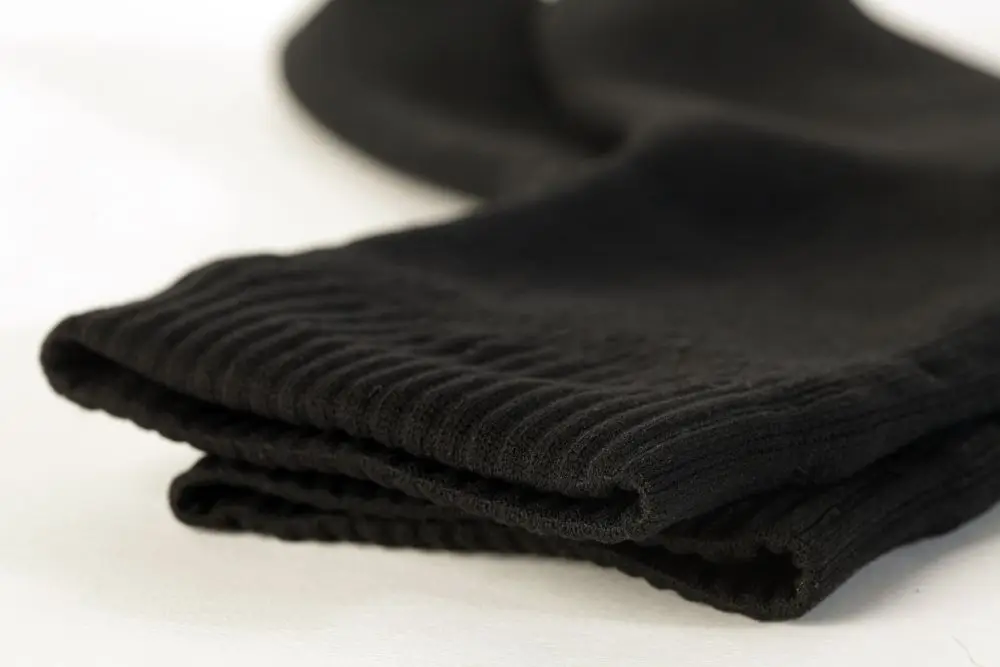 High Elastic Fiber Nylon Waterproof Breathable Socks, Coolmax Comfort Running Riding Outdoor Sport Socks Black